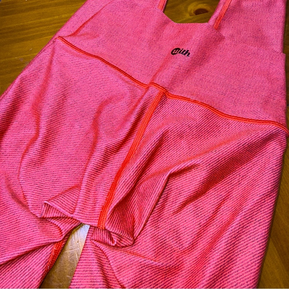 WEAR IT TO HEART Red High-Waisted Lined Leggings - Picture 5 of 5